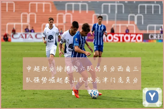 中超积分榜揭晓六队仍负分西南三队强势崛起泰山队垫底津门虎负分严重
